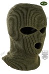Kominiarka Taktyczna Balaclava 3 Otwory Akryl - Olive