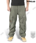 Spodnie Męskie Bojówki Surplus AIRBORNE Vintage 100% bawełna Olive