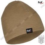 Czapka Dwuwarstwowa Wełna MERINO - Coyote