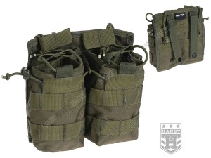 Podwójna Ładownica MOLLE OPEN TOP - Olive