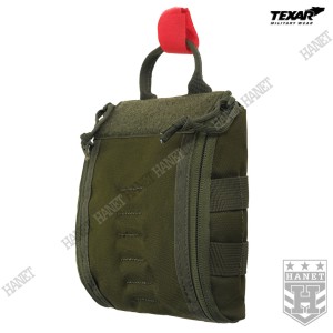 TEXAR Apteczka IFAK Taktyczna Kieszeń Medyczna MOLLE - Olive
