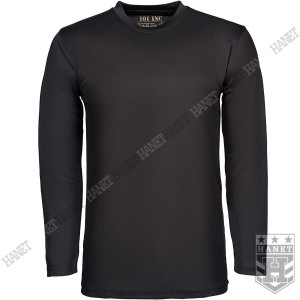 Koszulka Termoaktywna Męska Długi Rękaw 101INC Tactical QuickDry Czarna