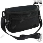 Torba na Ramię  Biodrówka, Saszetka, Nerka z karabinkami – Czarna