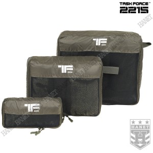 Zestaw 3 Organizerów Przyborników Turystycznych Task Force 2215 - Olive