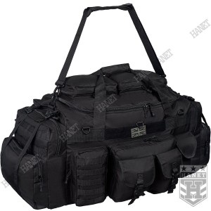 Torba Podróżna Na Ramie Transportowa / Plecak Kombat UK Saxon Holdall 125L - Czarna