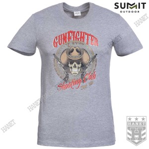T-Shirt Koszulka Męska Summit Gunfighter Shooting Club Szara