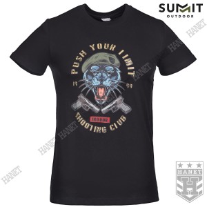 T-Shirt Koszulka Męska Summit Push Your Limit Shooting Club Czarna