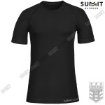 Koszulka Termoaktywna Męska Krótki Rękaw Summit Active Line Czarna