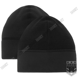 Czapka Wojskowa Zimowa Dwustronna MON WZ420 AGBO Wełna Merino Czarna