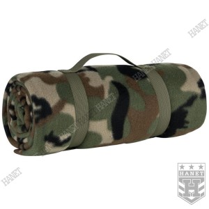 Koc Turystyczny Polarowy Biwakowy Fosco 170 x 130cm - Woodland