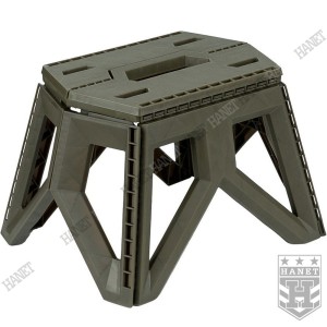 Taboret Turystyczny Składany Fosco Krzesło Wędkarskie Oliwkowe