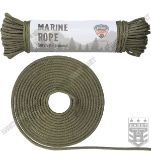 Linka Uniwersalna Fosco Industries 30m 4mm Lina Outdoorowa Olive