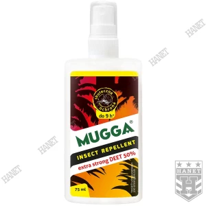 Mugga Spray STRONG 50% DEET na Komary Tropikalne i kleszcze 75ml