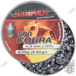 Śrut do Wiatrówki 4.5mm Diabolo Umarex Cobra Szpiczasty Ostry 500szt