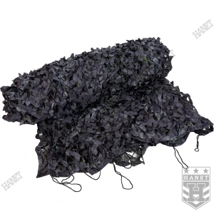 Siatka Maskująca Wojskowa Kombat UK Nylonowy Szkielet 3 x 5m BTP Black