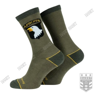 Skarpetki bawełniane trekkingowe US 101st Airborne FOSTEX Olive