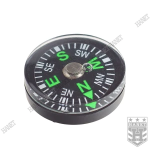 Kompas Guzikowy Mini 20mm Wodoodporny Survivalowy Wojskowy EDC 2.25g
