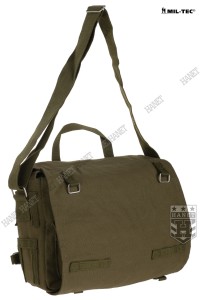 Torba męska na ramię Polowa Wojskowa Kostka BW Chlebak Mil-Tec OLIVE