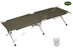 Łóżko Polowe Składane Wojskowe Mil-Tec US Army Kanadyjka - Olive